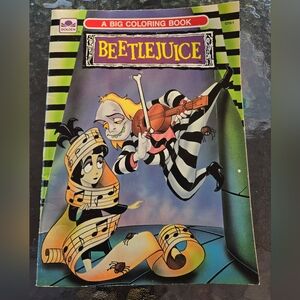Rare Vintage 1990 Original Beetlejuice Cartoon Coloring Book